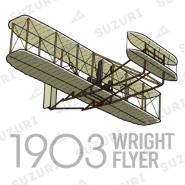 1903年、世界で初めて飛んだ動力飛行機、ライト兄弟の「WRIGHT FLYER」 Write Flyer ライトフライヤー1903